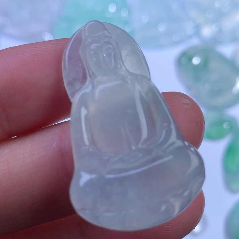 【闪购商品】翡翠颈饰未镶嵌缅甸A货翡翠