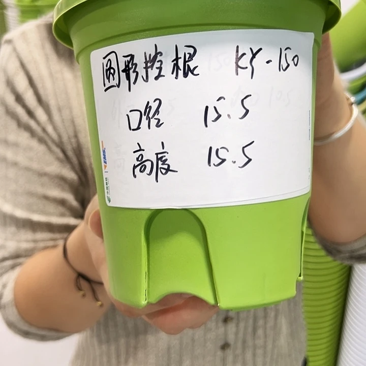 正品圆形控根口15高15白色10个无托