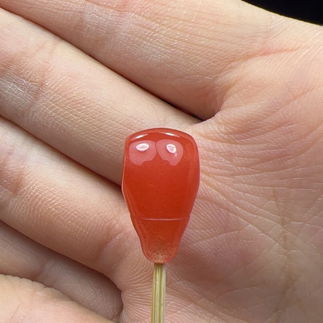 未镶嵌三通南红玛瑙