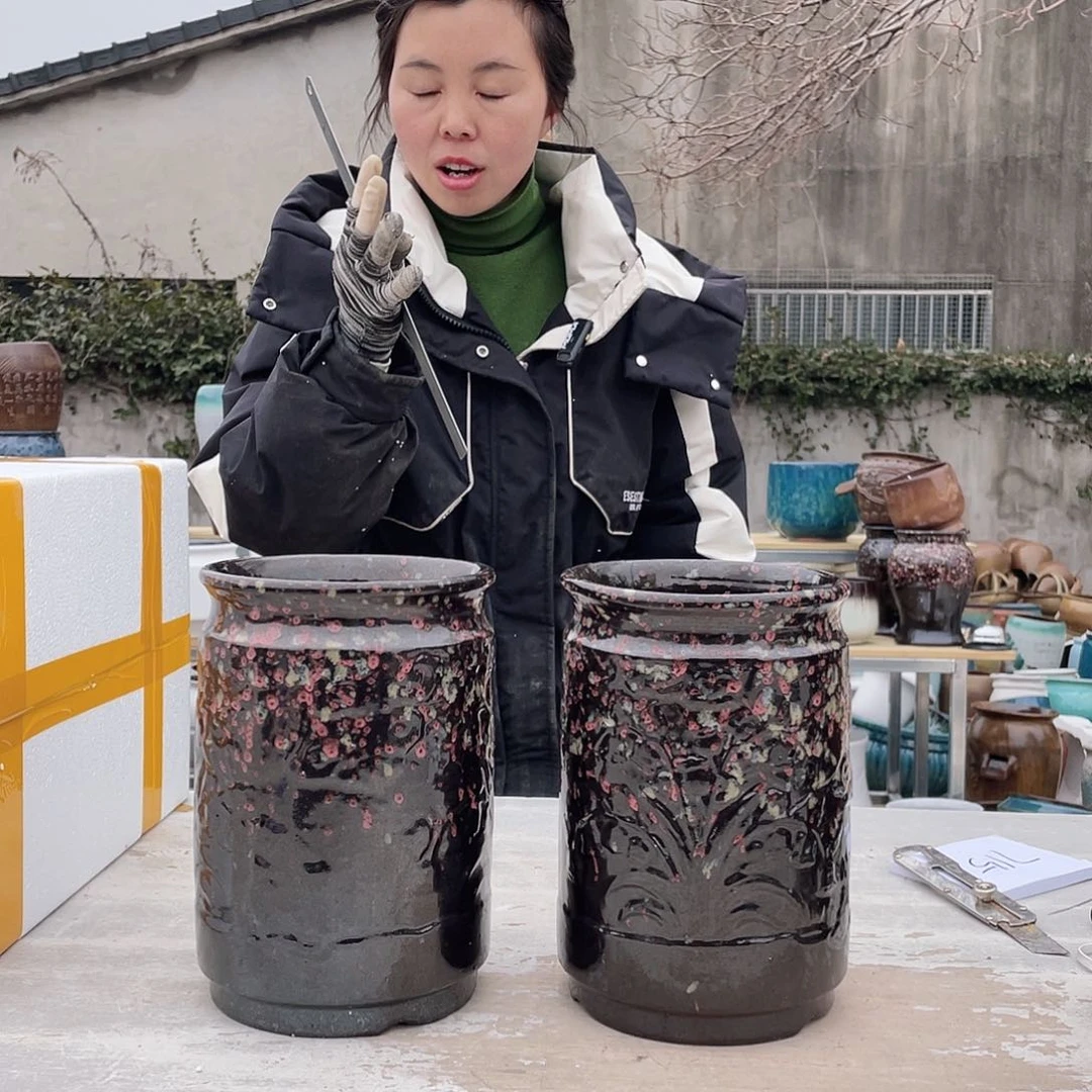紫砂花盆b436 王嫂花盆直播0307