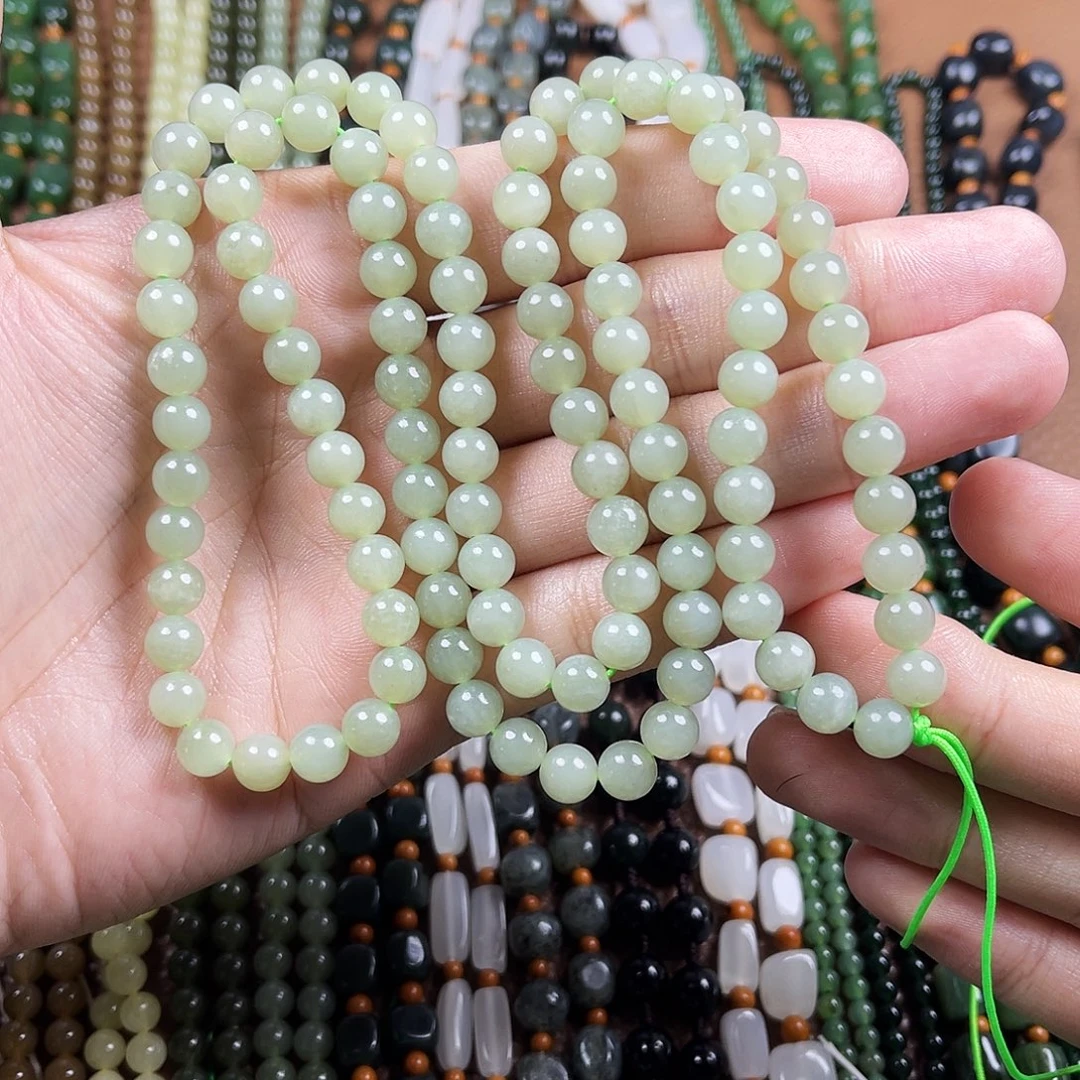 橙***浪和田玉未镶嵌颈饰