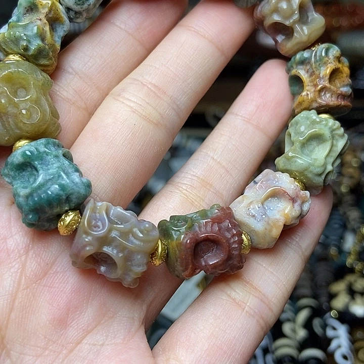玛瑙/玉髓未镶嵌手链