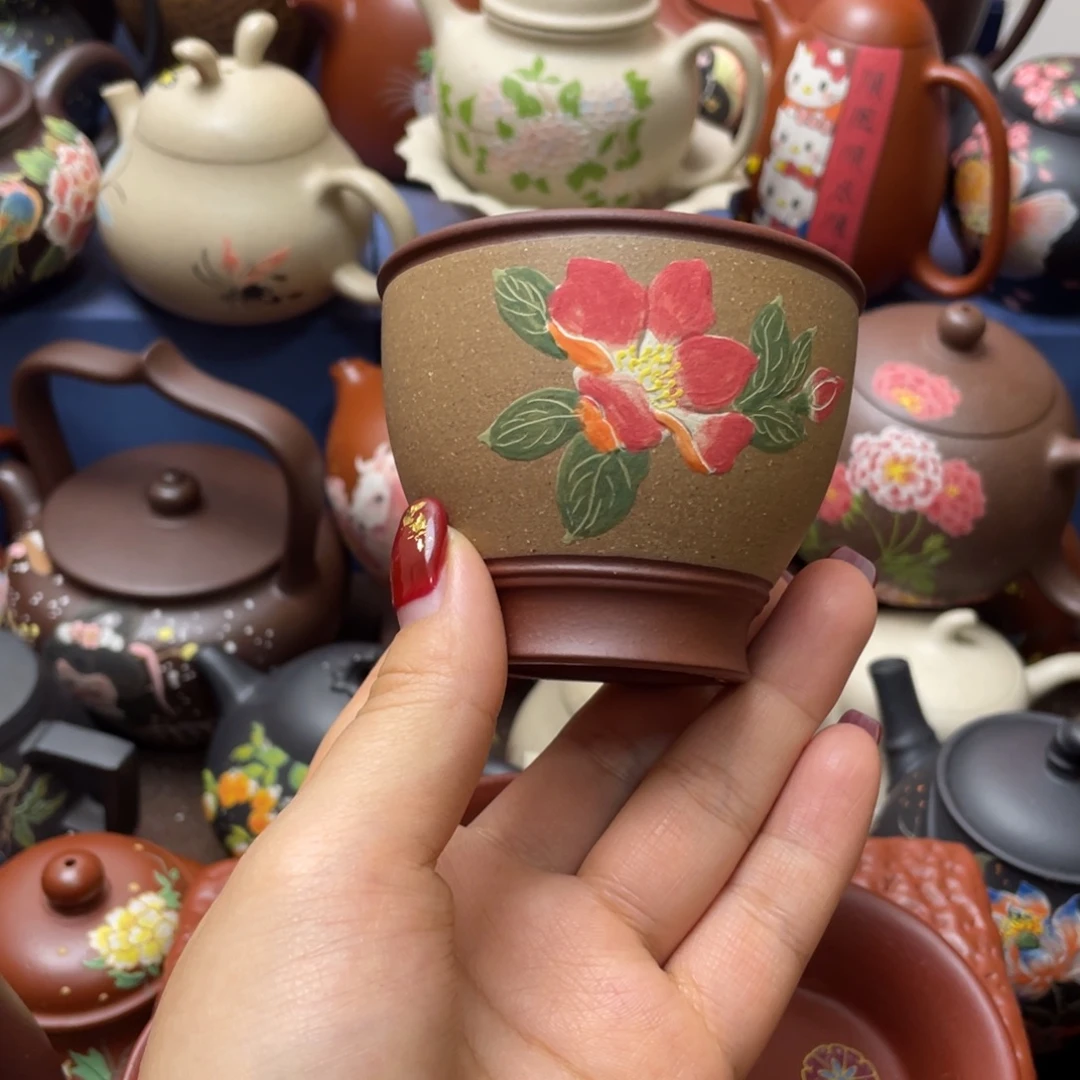 紫砂茶杯紫砂主人杯120c