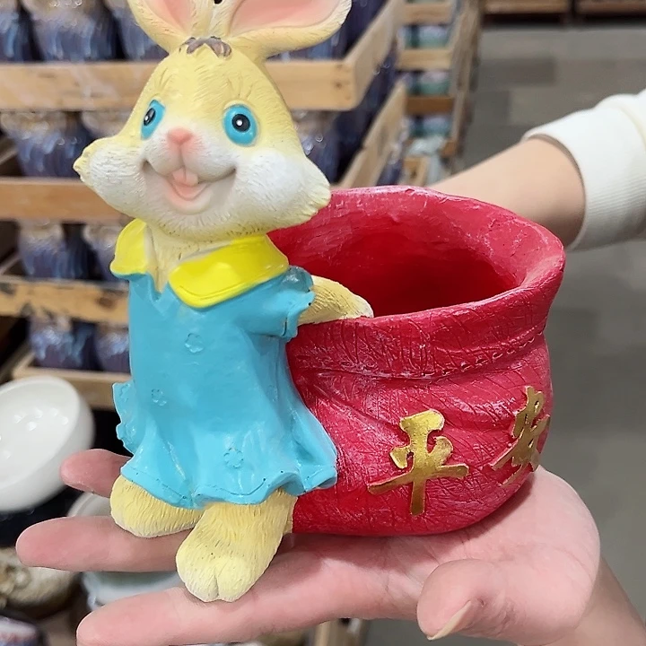 陶瓷树枝材质摆件花盆