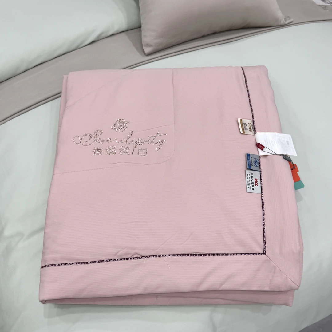 【提花糯糯空调被】纯色包边修饰 小清新空调被 柔软舒适福利