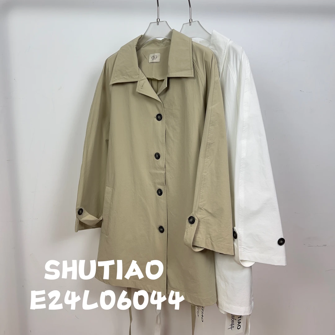 【SHUTIAO】2024秋冬：新款小众设计款外套E24L06044