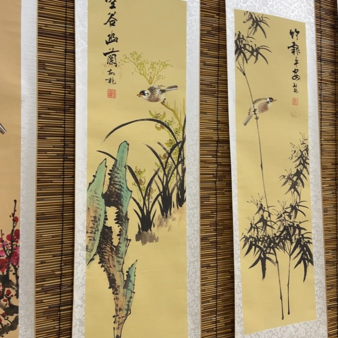 阿***eQB四幅一套作品！带证书！只限一单