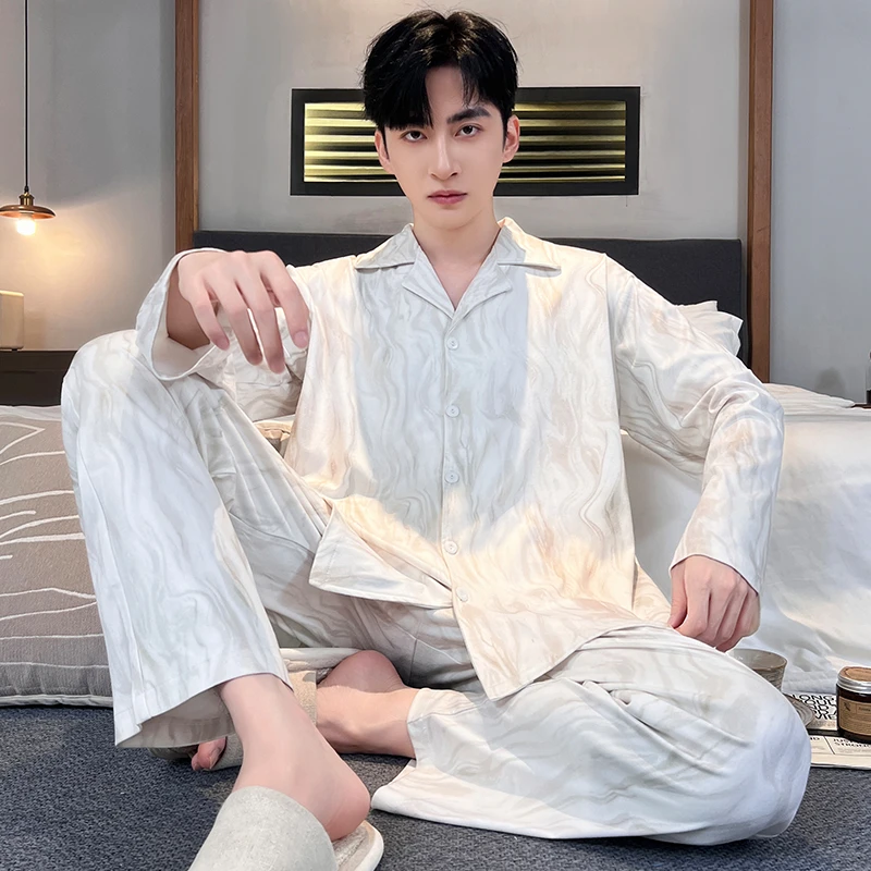 男士冬季2025新款睡衣德绒珊瑚绒加绒男款加厚秋磨毛家居服套装