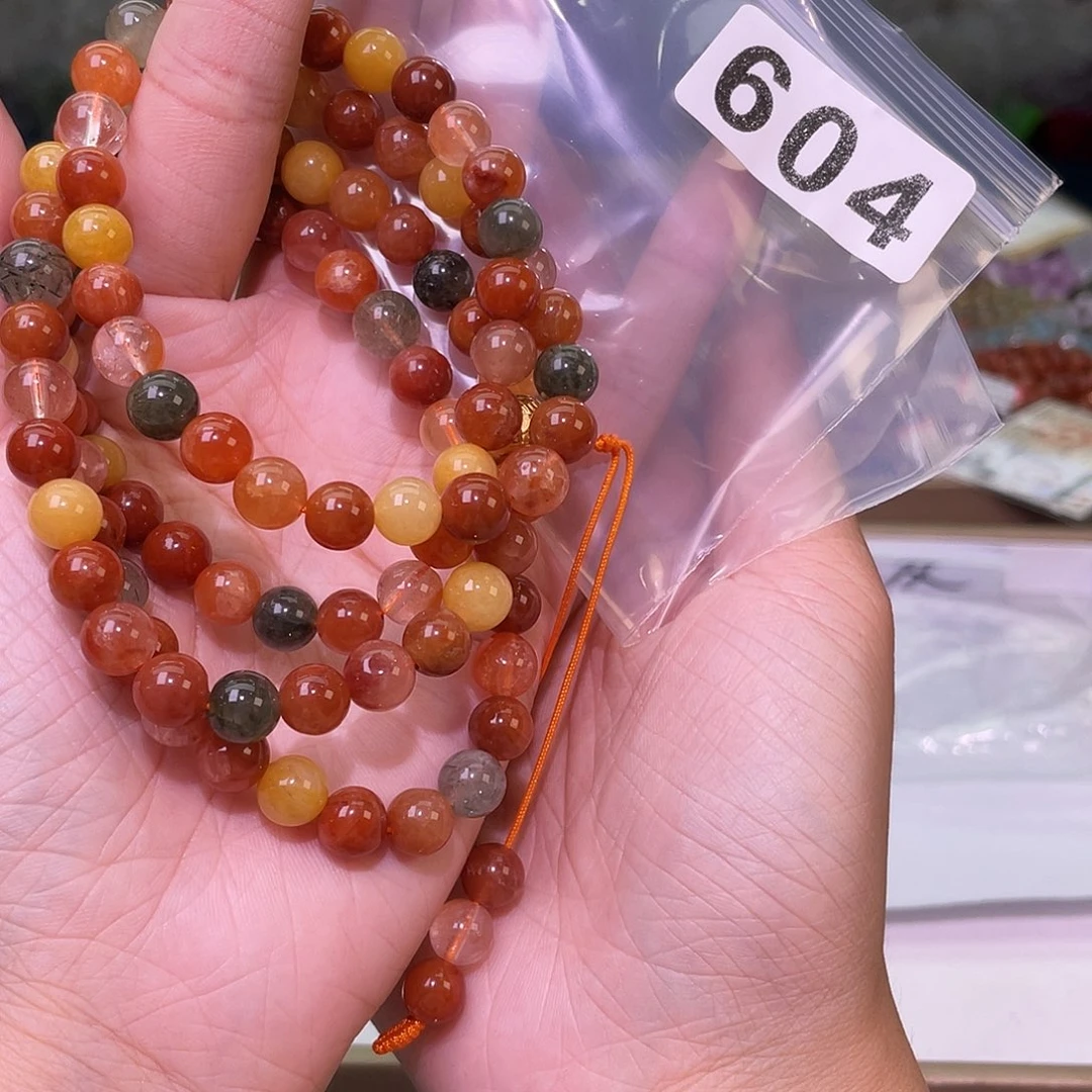 塬***晶未镶嵌手链水晶604兔毛108