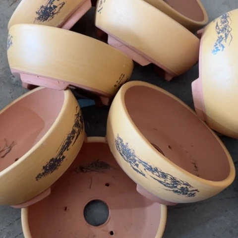 紫砂花盆100-8。21-8。。