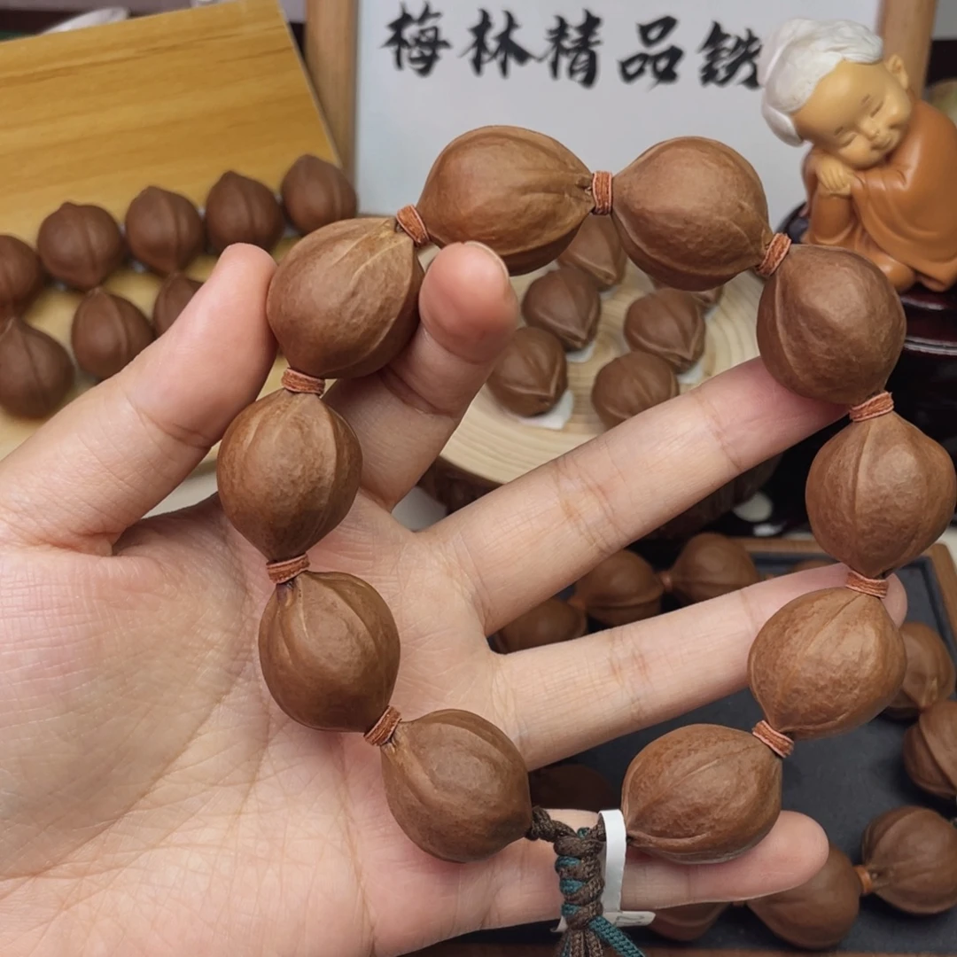 成***天手串/手链橄榄核22.527梅林铁核