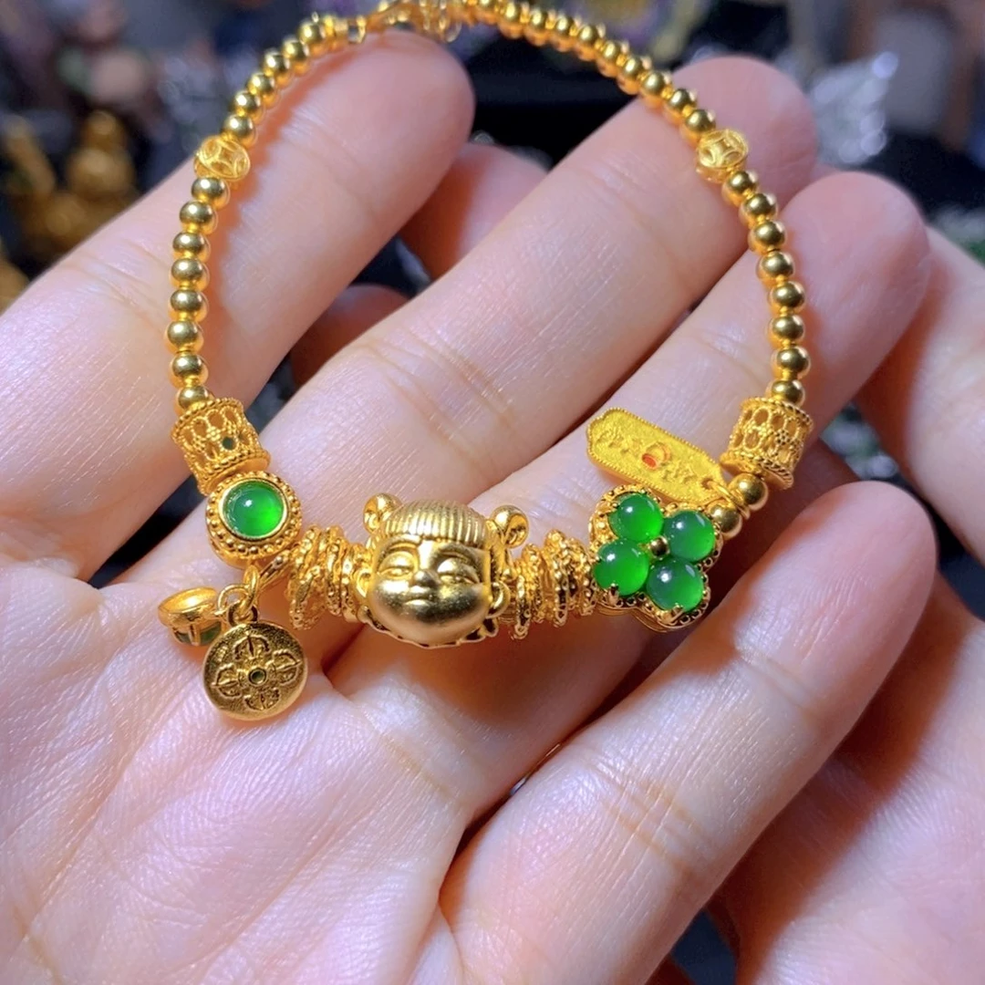 翡翠银S925镶嵌颈饰天然翡翠