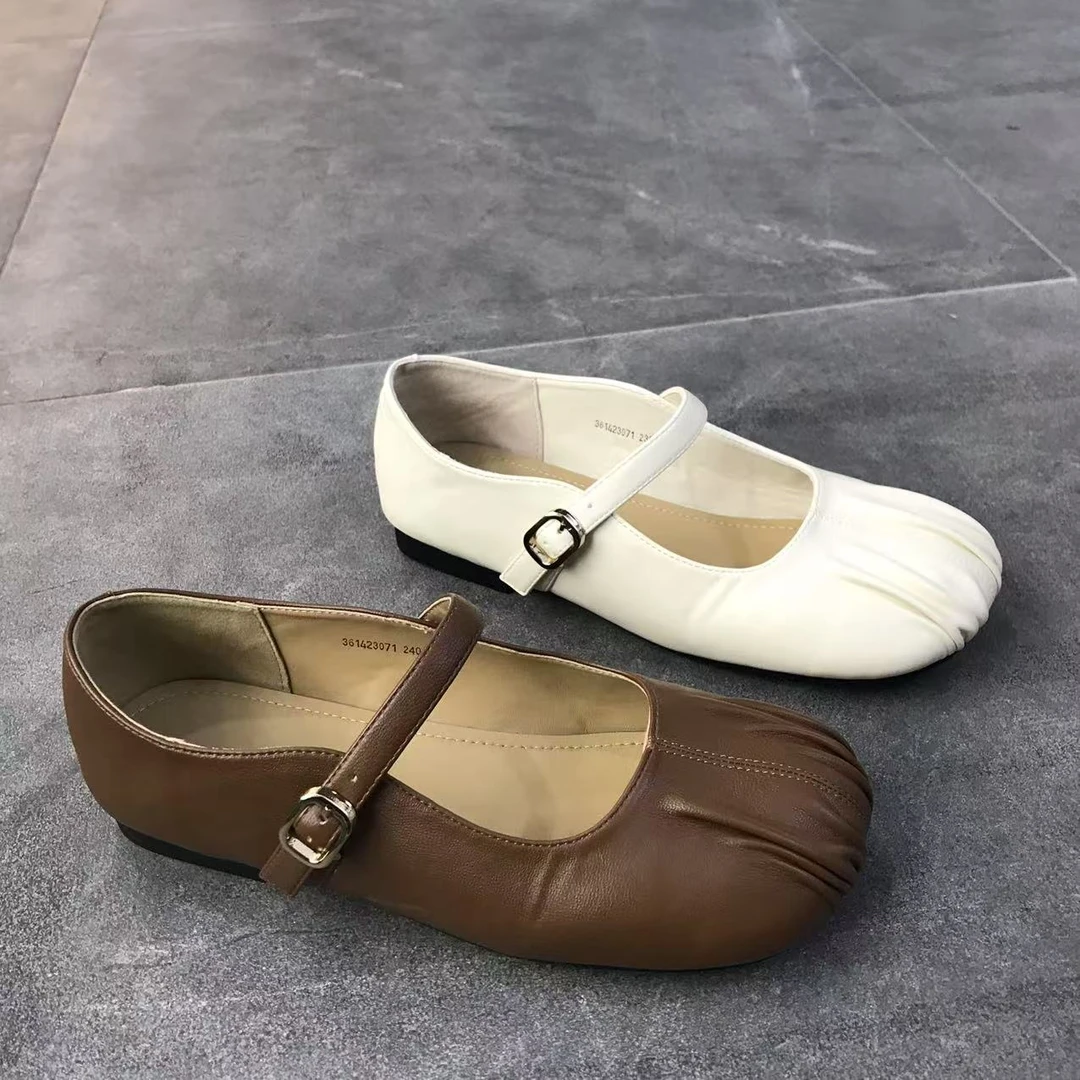 361423071玛丽珍鞋2025年夏季福利法式浅口圆头小皮鞋百搭单鞋女