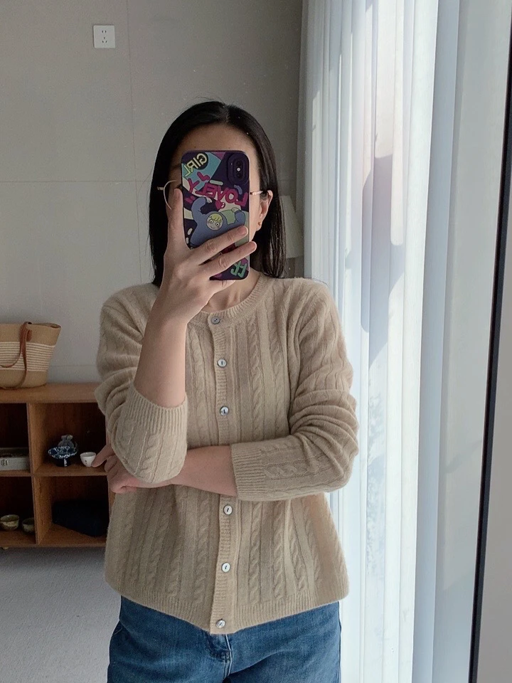 100%山羊绒春秋薄款