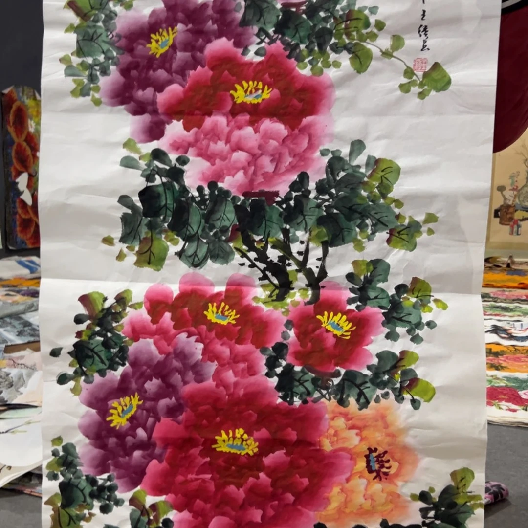 国画国画作品画心一张