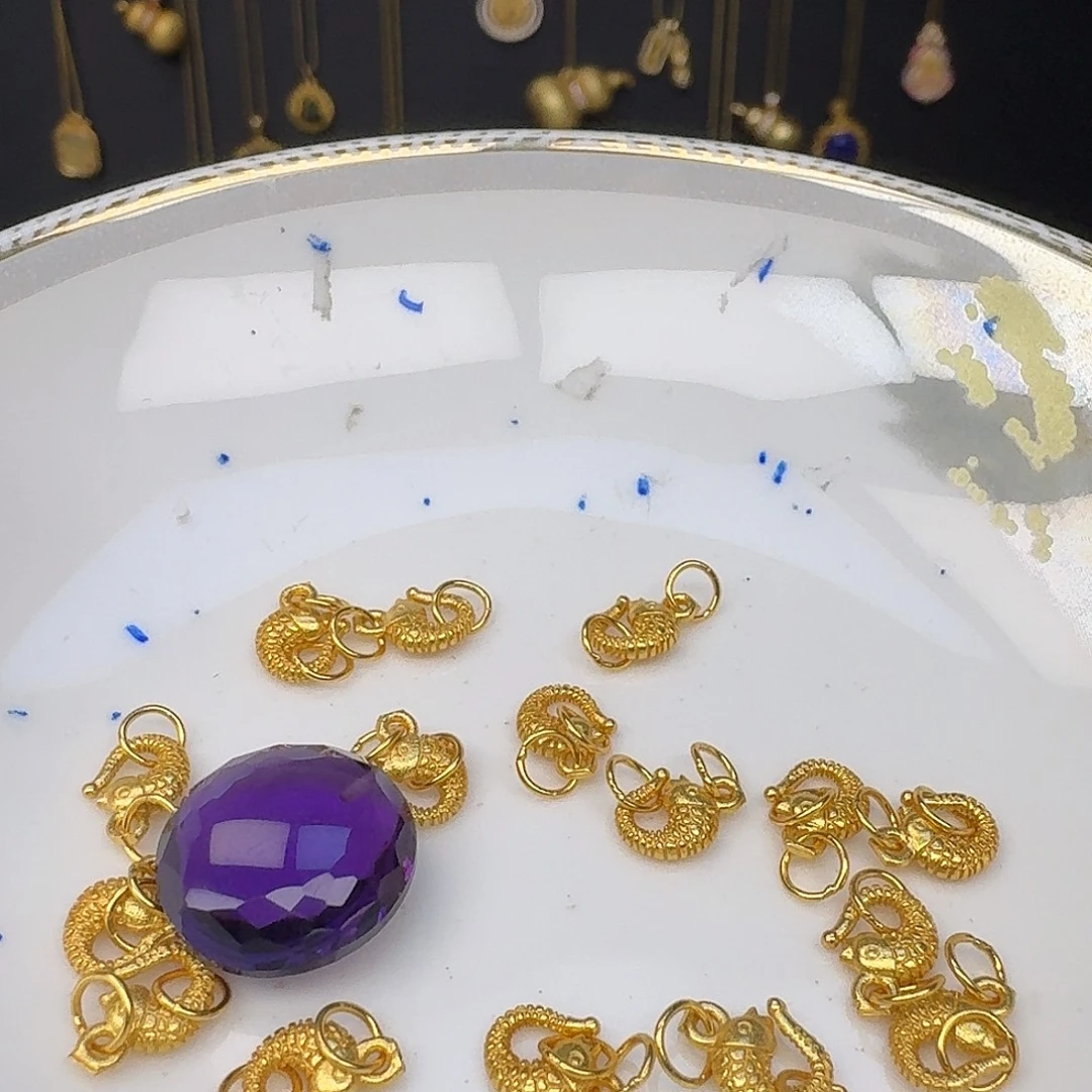 颈饰银S925镶嵌紫晶紫水晶925镶嵌23