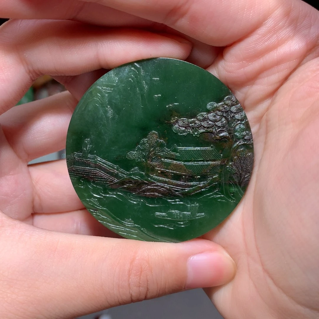 和田玉吊坠未镶嵌