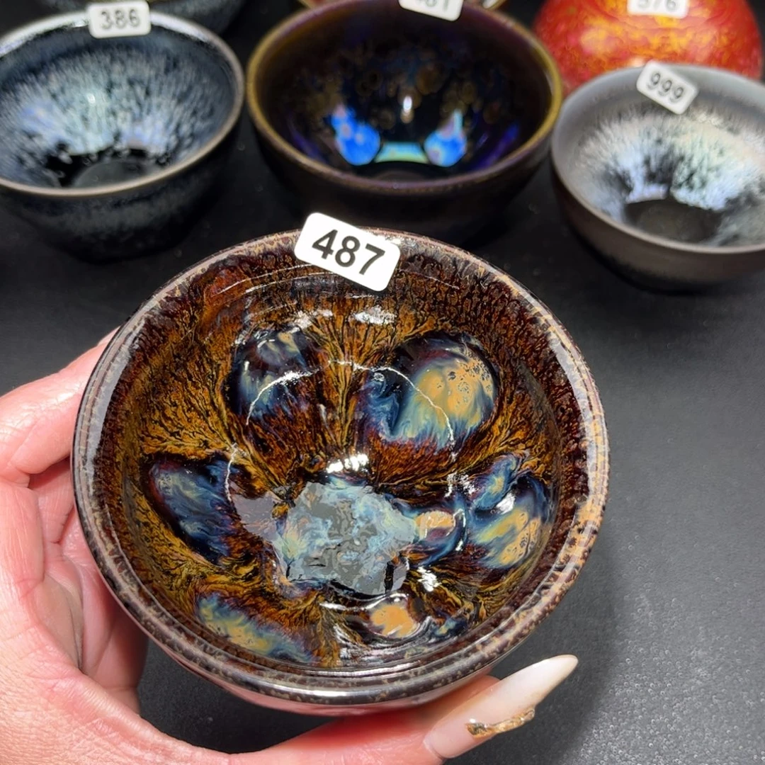 茶盏487 建盏单盏太好看了吧……