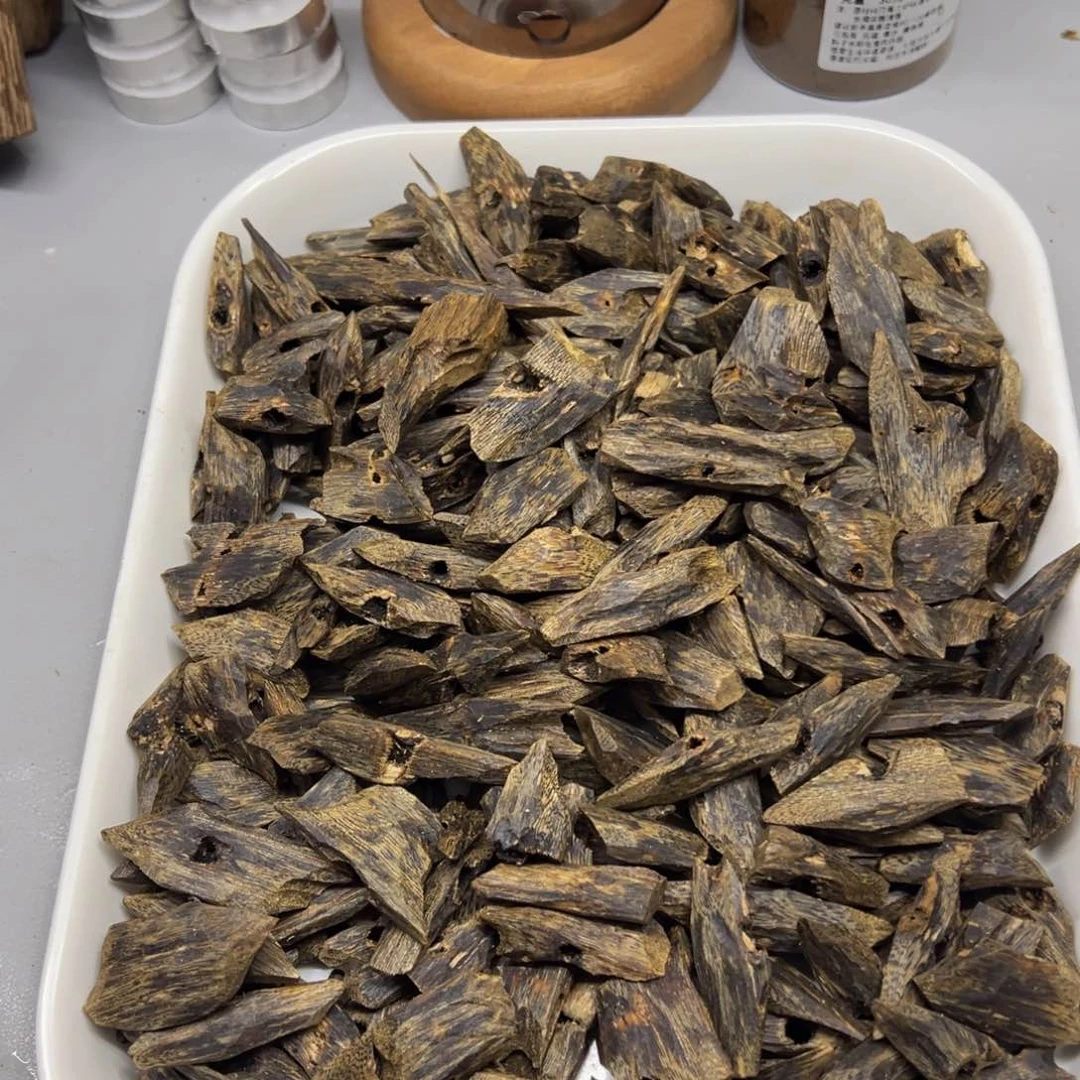 沉香沉香碎屑绿棋蓝香原材料100克