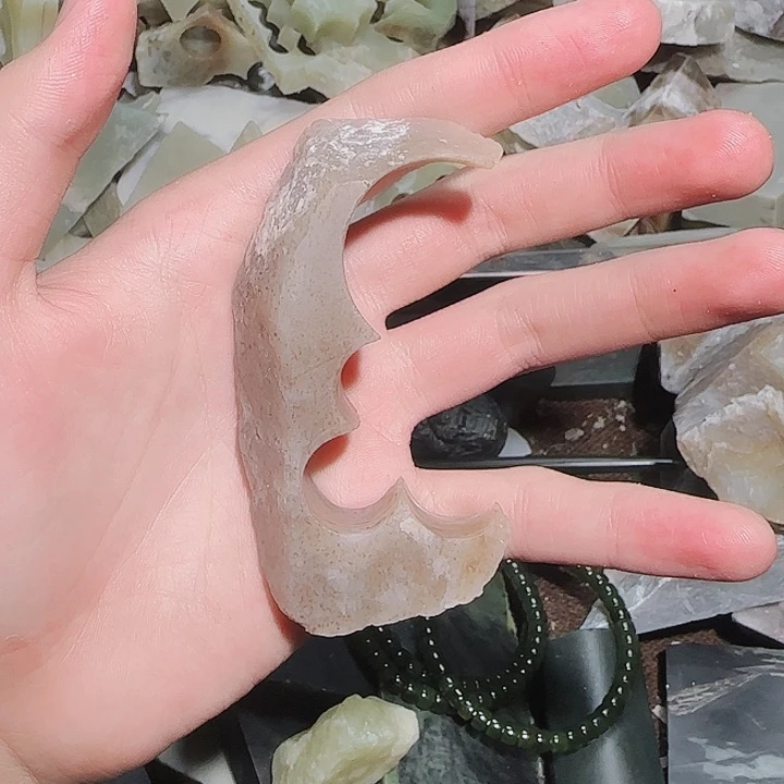 未镶嵌和田玉（糖玉）珠宝半成品