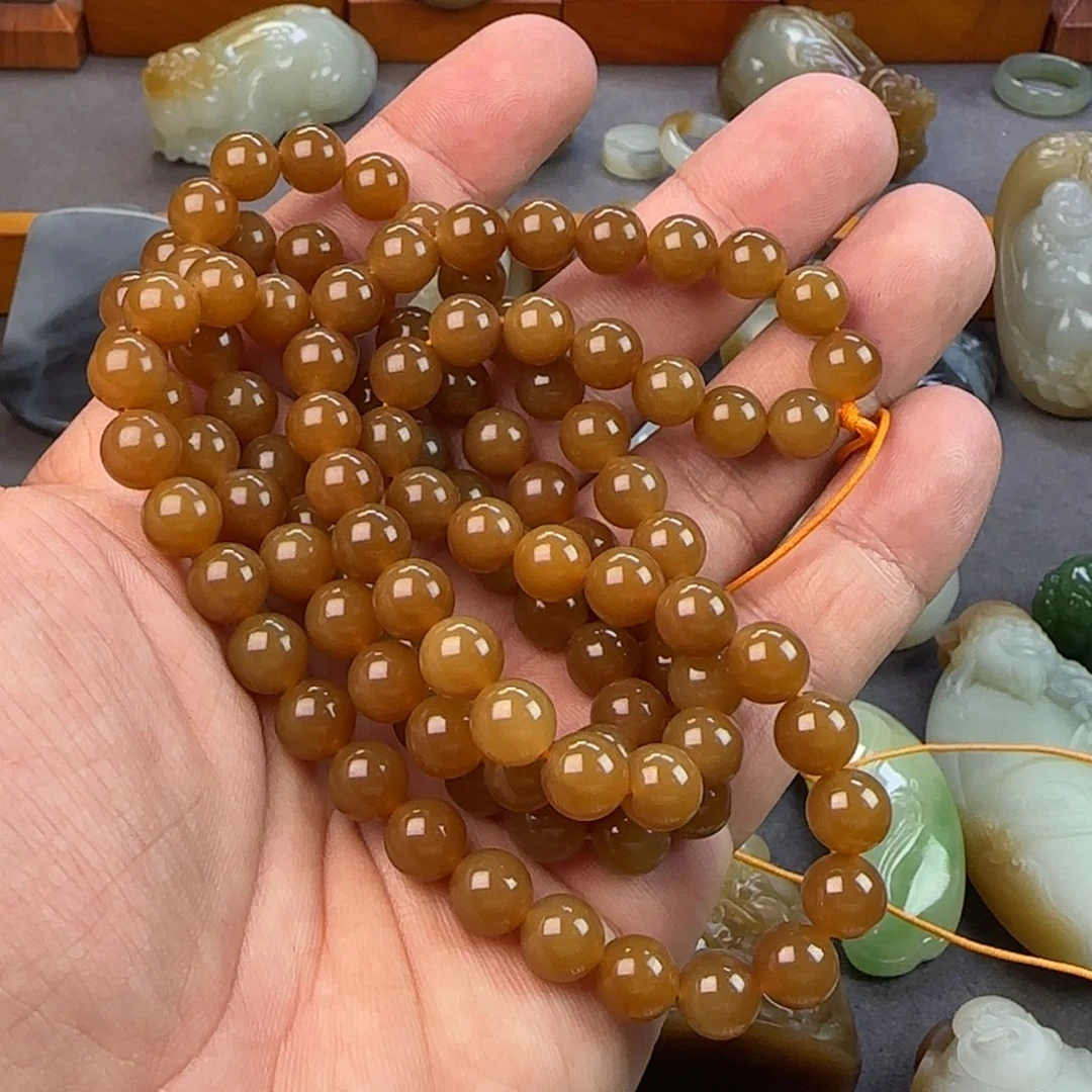 【闪购商品】和田玉（糖玉）颈饰未镶嵌如**水