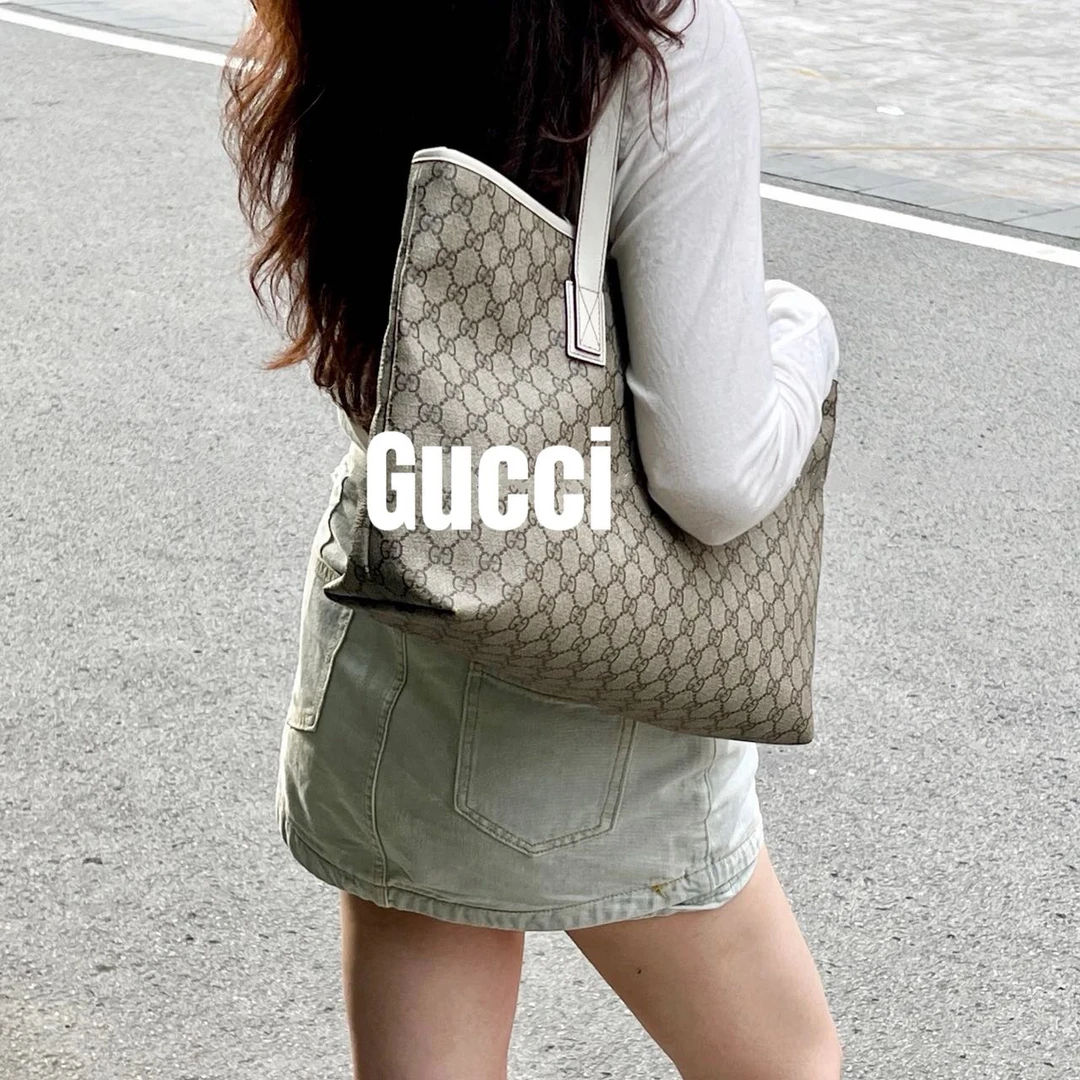 修复品8613977/GUCCI/古驰大号neverfull托特包 配皮换新