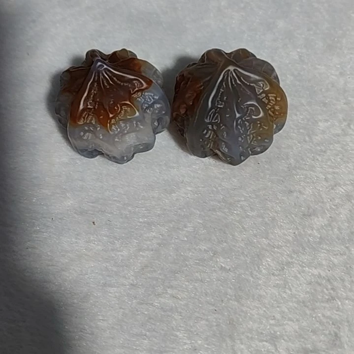 玛瑙/玉髓手把件未镶嵌玛瑙玉石手把件