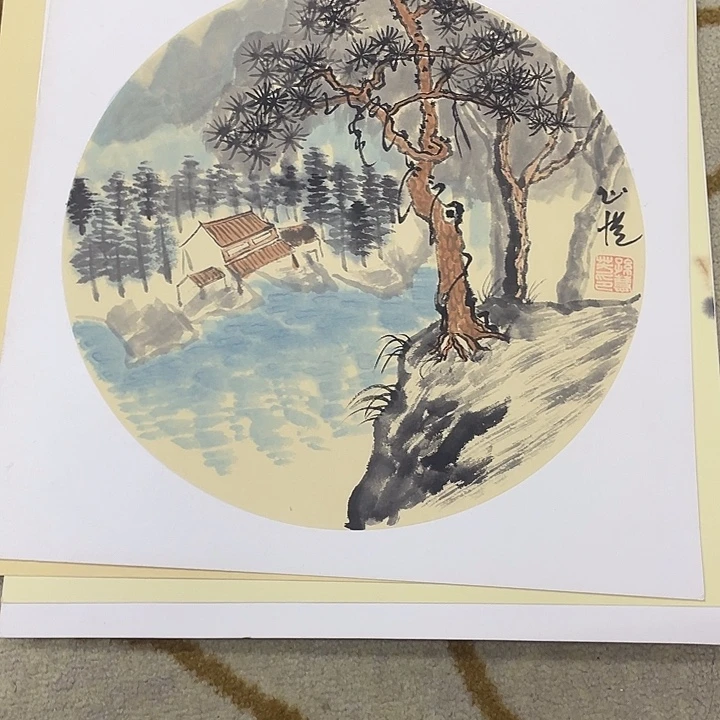 国画38-38卡纸作品艺