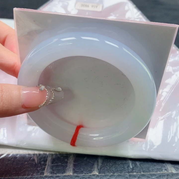 翡翠未镶嵌手镯圈口565758