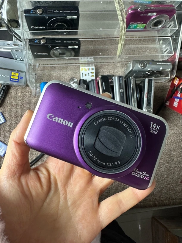 99新 Canon/佳能 佳能sx220 拍日出日落 打鸟摄月 拍演唱会都可以