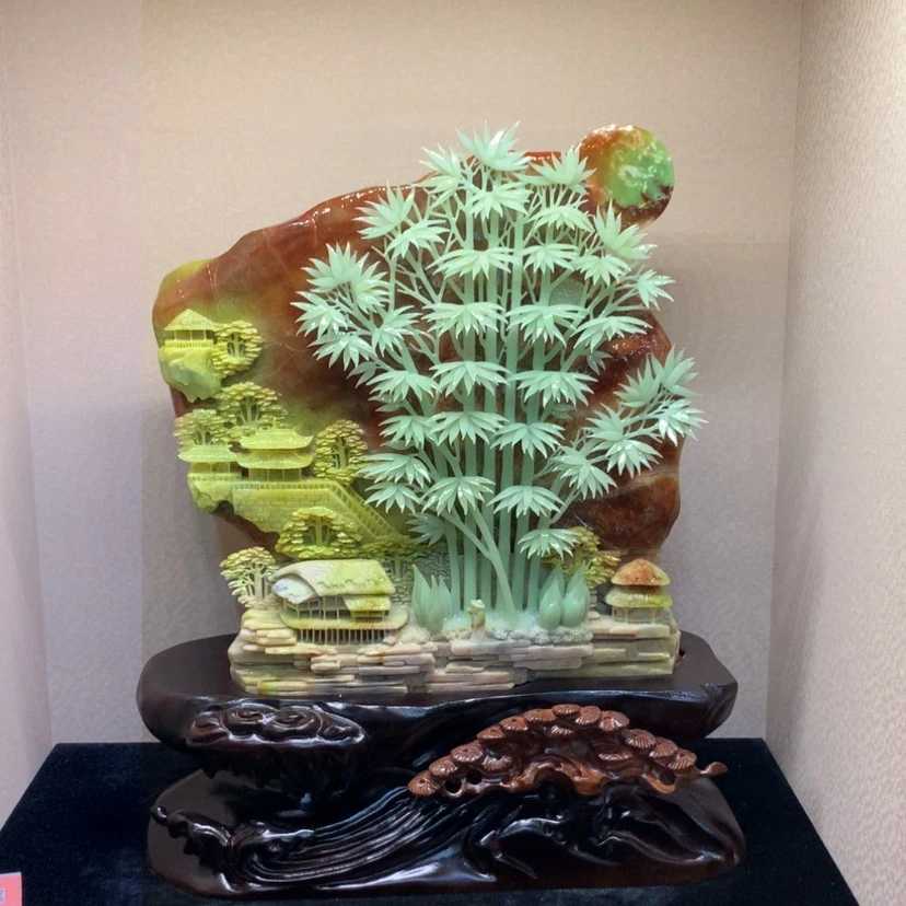 【闪购商品】未镶嵌蛇纹石玉摆件