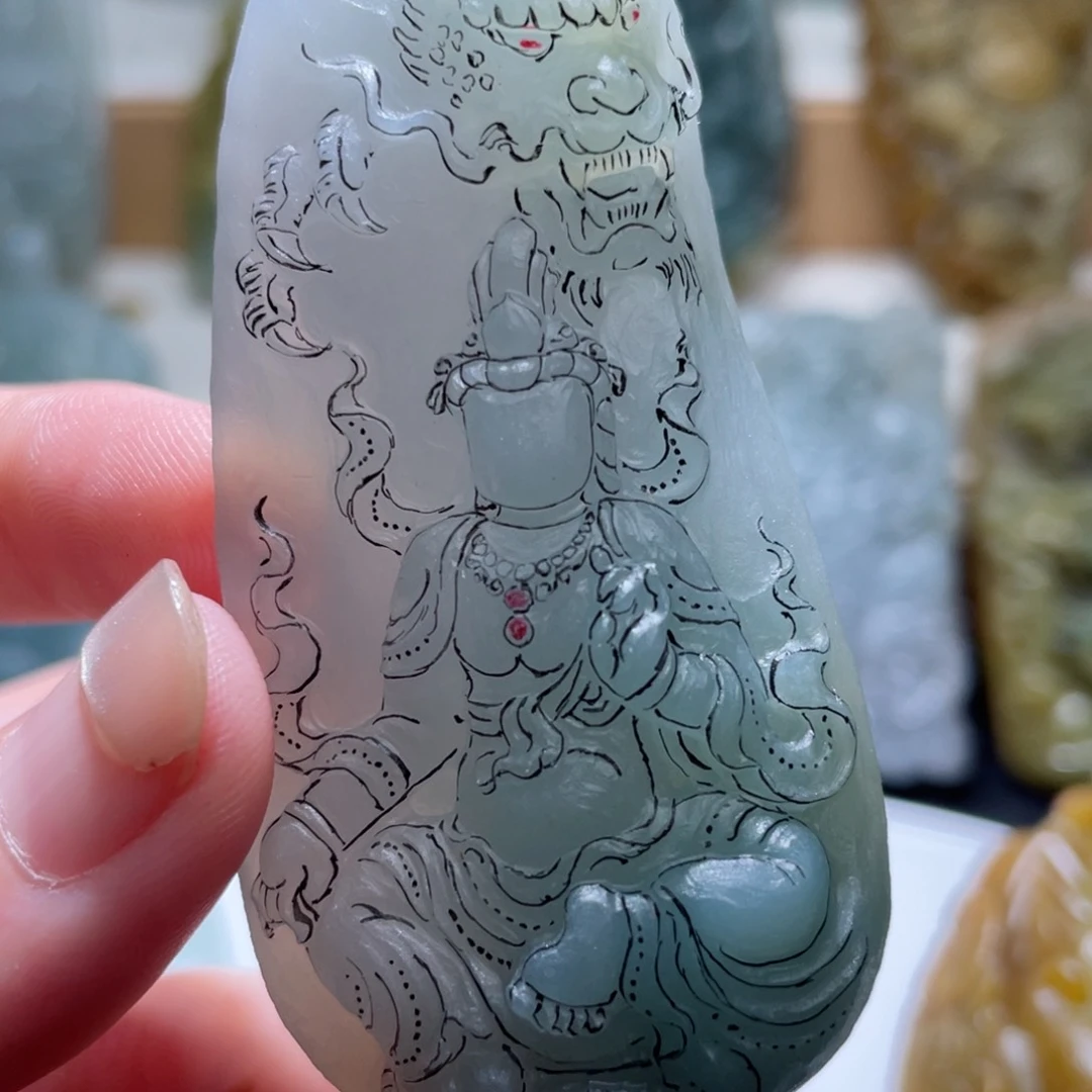 未镶嵌定制翡翠毛货