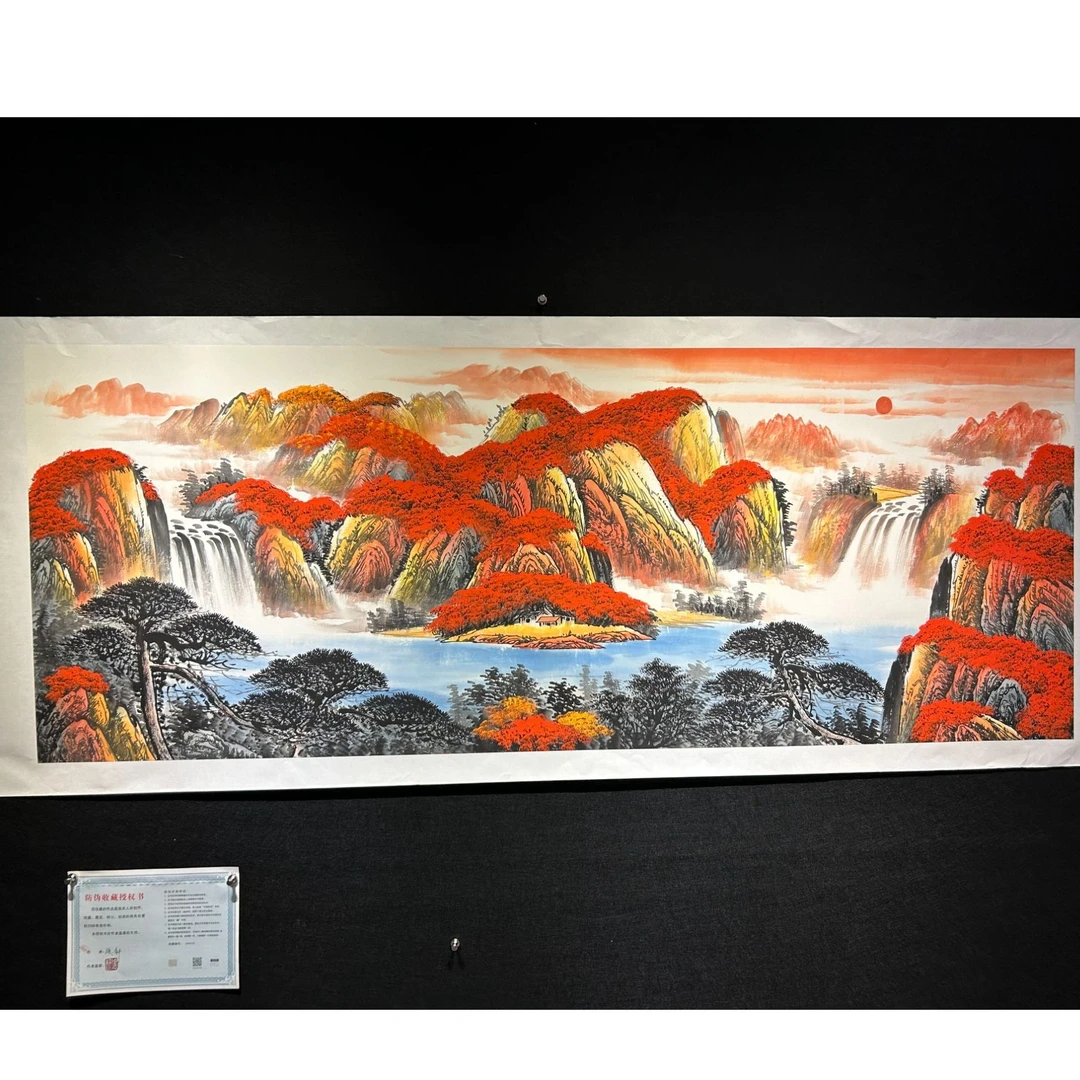 【鸿运当头IV】张静老师书画作品-横版 画芯178*68