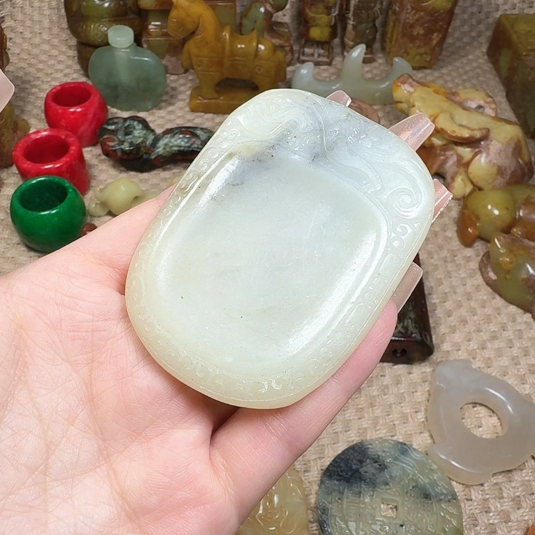 白玉菩提吊坠挂件