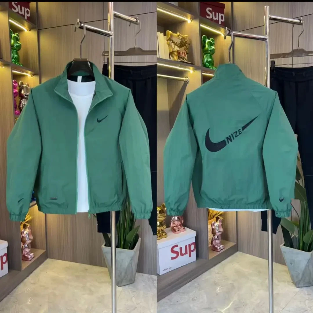 春夏2025薄款网里衬休闲简约立领防晒服上衣786外套夹克