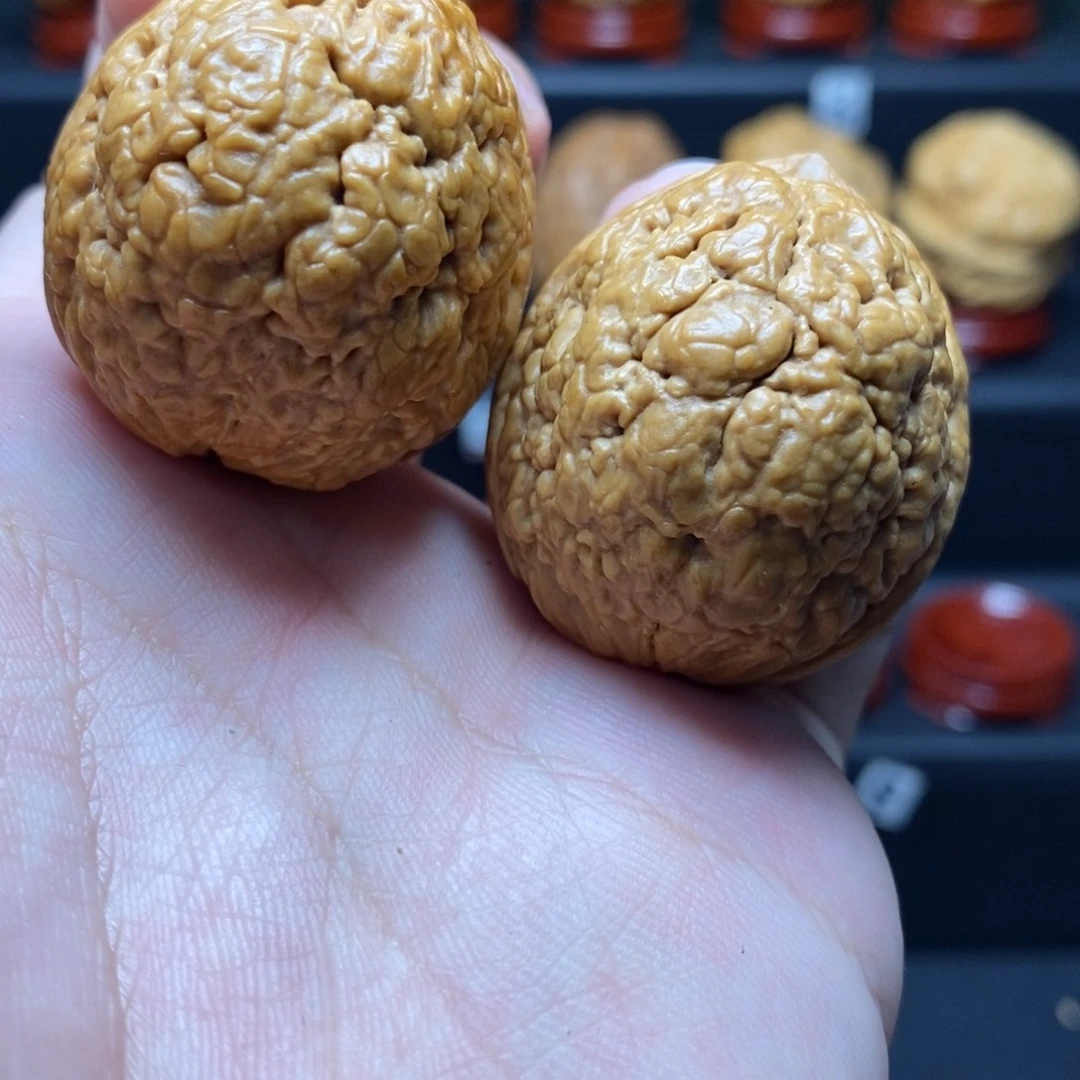 把件文玩核桃37脑纹