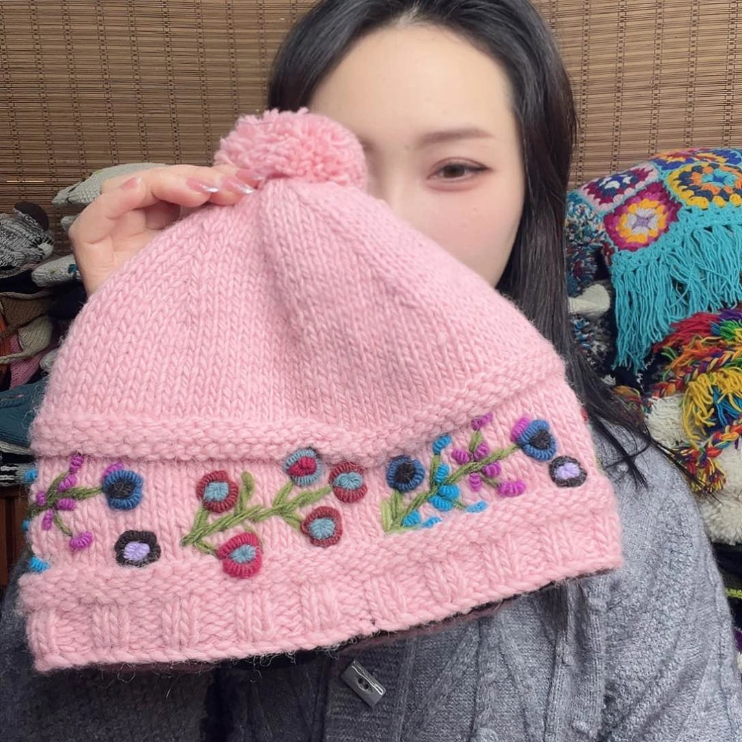 羊毛尼泊尔纯手工帽子906