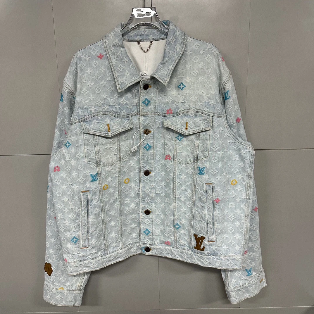 全新/ LV SS24 Tyler联名满印刺绣外套 48码 J01499