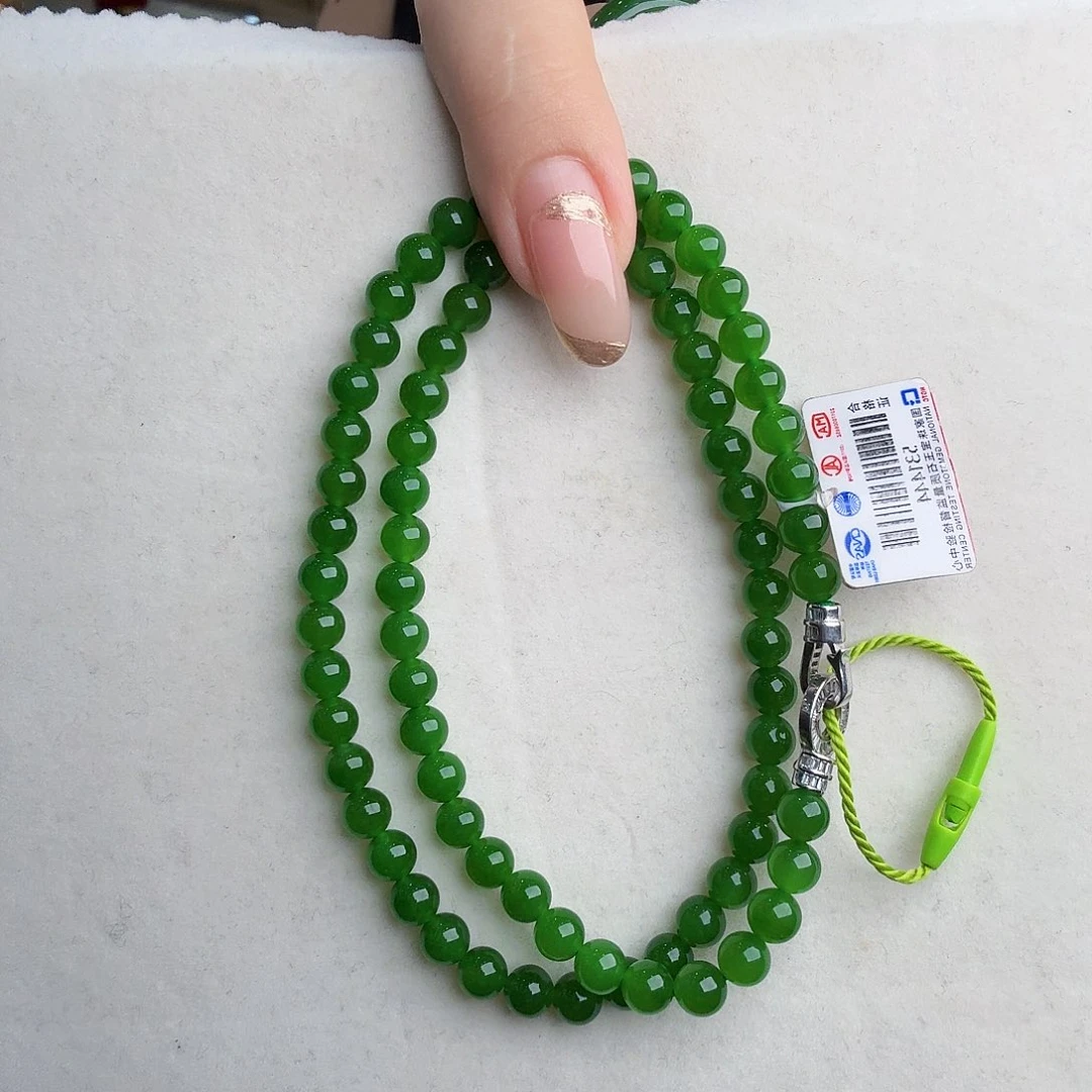 f***y和田玉（碧玉）未镶嵌颈饰