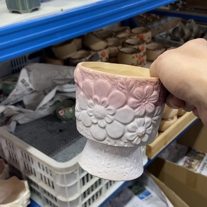 陶瓷花盆单场满9.9发10*11.5