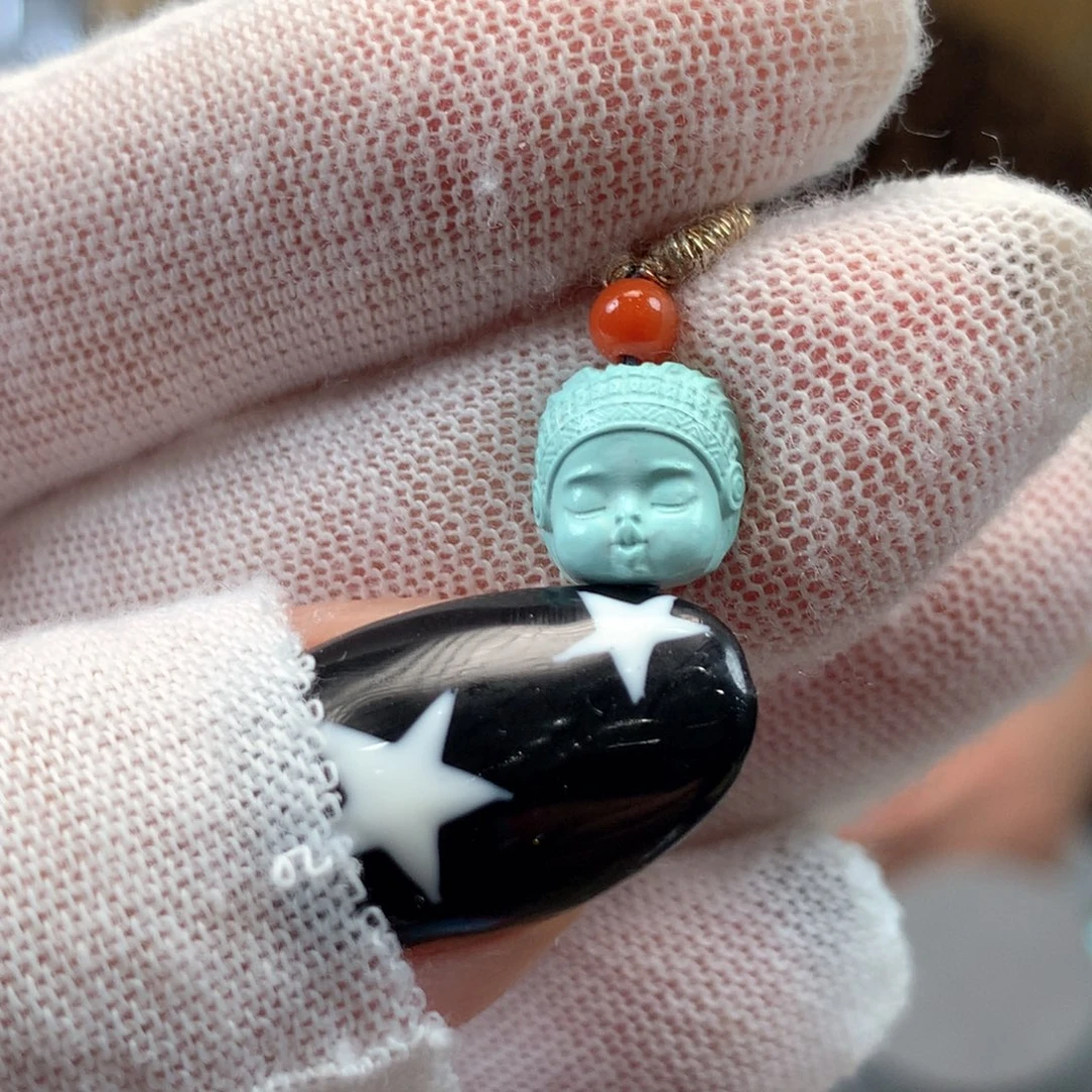 未镶嵌绿松石挂件