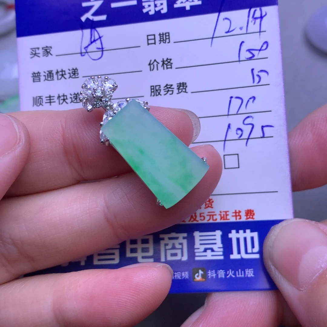 颈饰银S925镶嵌翡翠海****寓
