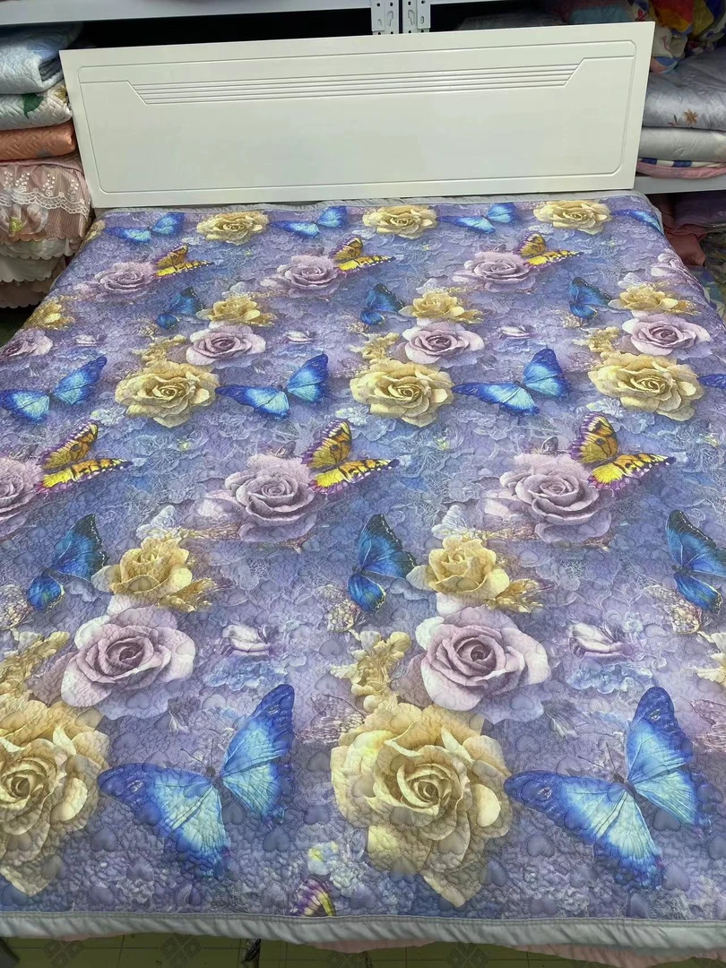 2025爆款5D立体冰激凌凉感丝软凉席【梦蝶】