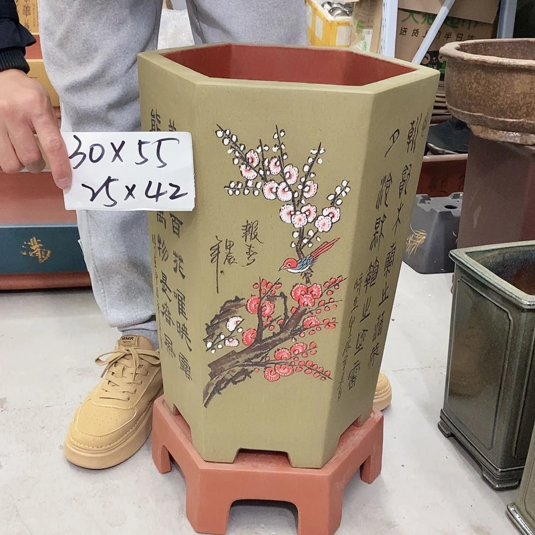 紫砂花盆紫砂花盆