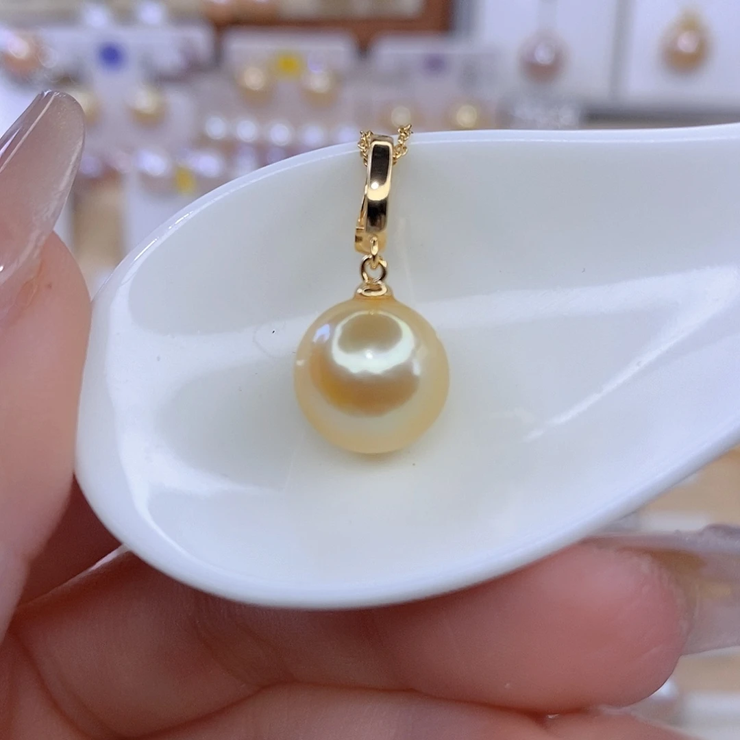 淡水珍珠颈饰银S925镶嵌