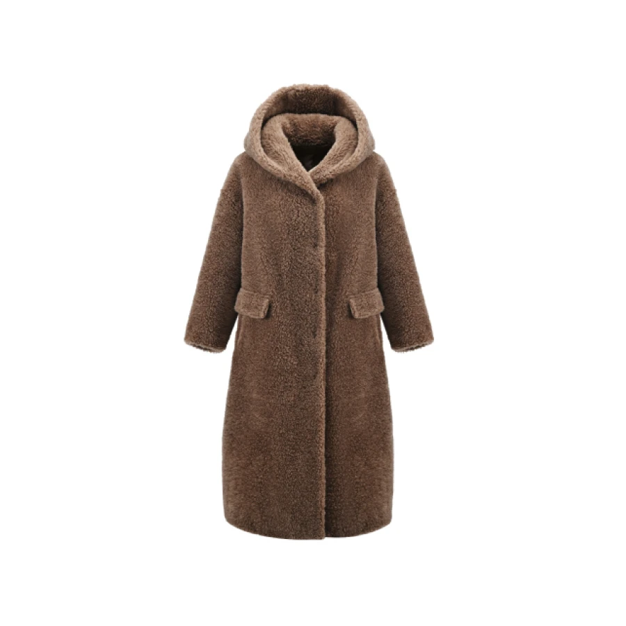 MEACHEAL米茜尔【星线好物】驼褐色泰迪外套324410003024