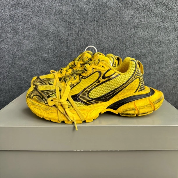 99新 Balenciaga/巴黎世家 39码 3xl 黑黄 老爹鞋 原盒