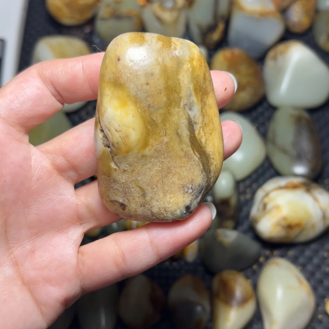 和田玉未镶嵌挂件A5