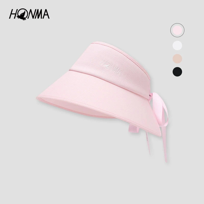 HONMA高尔夫女士空顶帽时尚休闲遮阳夏季透气帽子HWMX022Y631