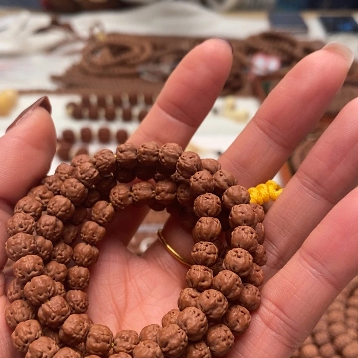 朱***港吊坠金刚菩提定制佛手38颗卡7➕